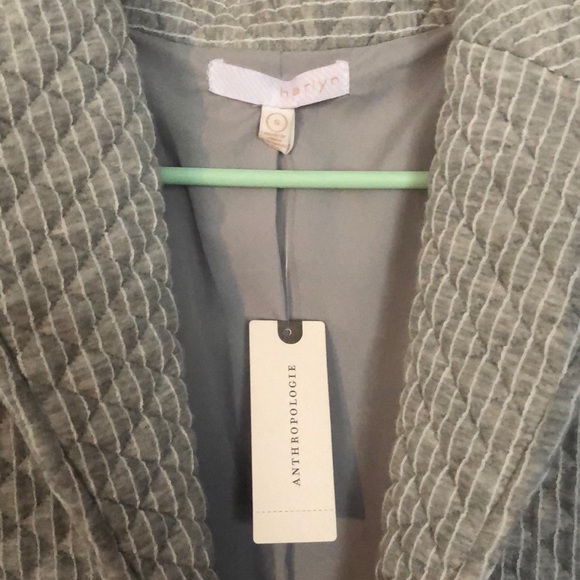 Grey stripped coat. - Picture 1 of 5